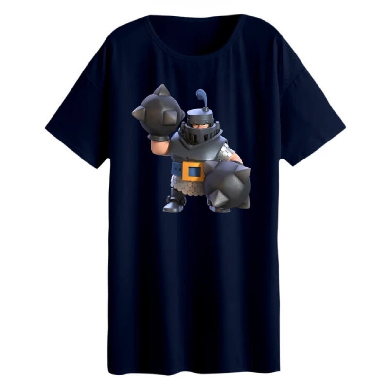 تی شرت لانگ زنانه مدل  کلش رویال کد 2