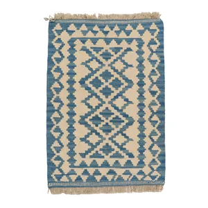 گلیم دستبافت نیم متری مدل قشقایی کد 4040733