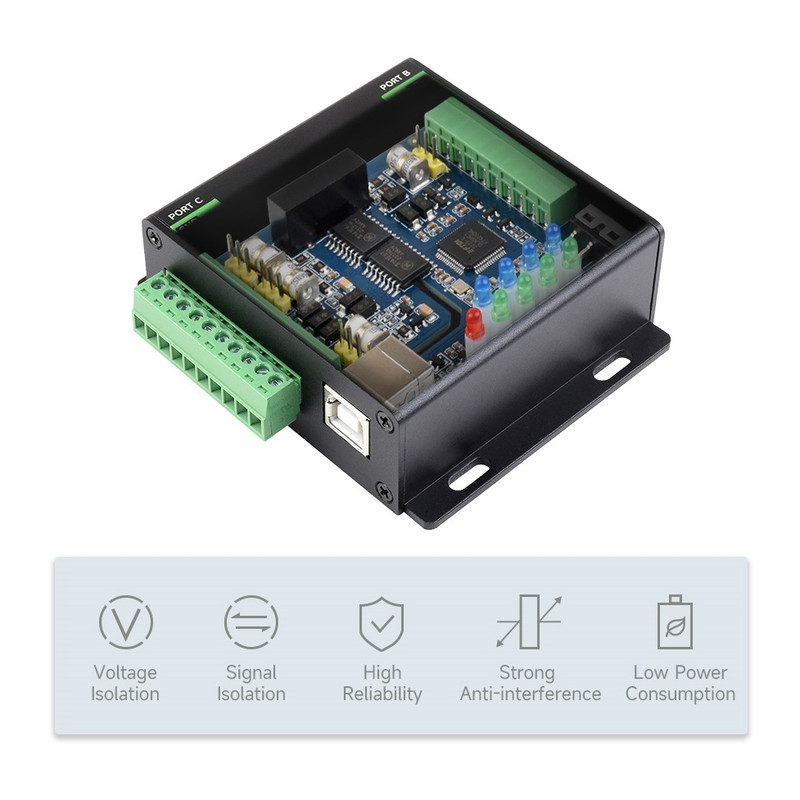 مبدل صنعتی USB به سریال ویوشیر مدل USB TO 4CH Serial Converter