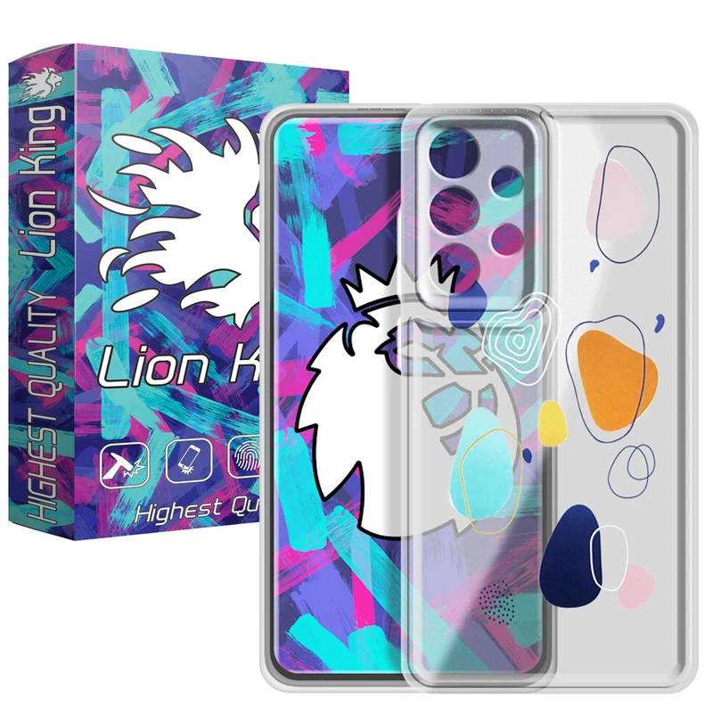     کاور لاین کینگ مدل خال خالی رنگی مناسب برای گوشی موبایل سامسونگ Galaxy A23 4G