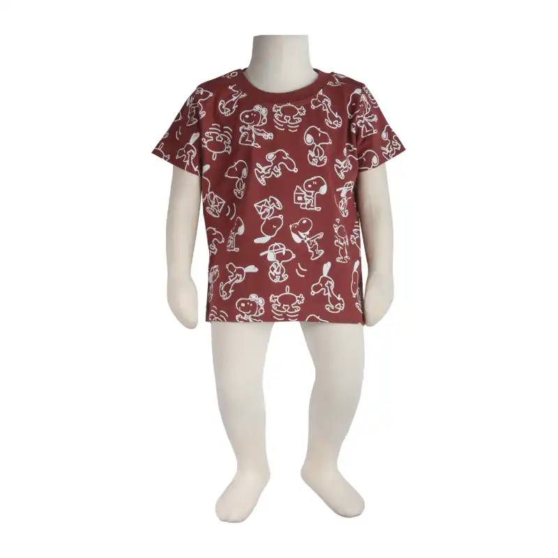 تی شرت آستین کوتاه نوزادی آدمک مدل اسنوپی کد 150003