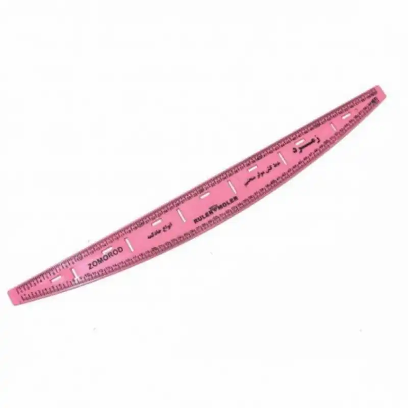 گونیا و خط کش مولر خیاطی زمرد کد 1487 مجموعه 3 عددی