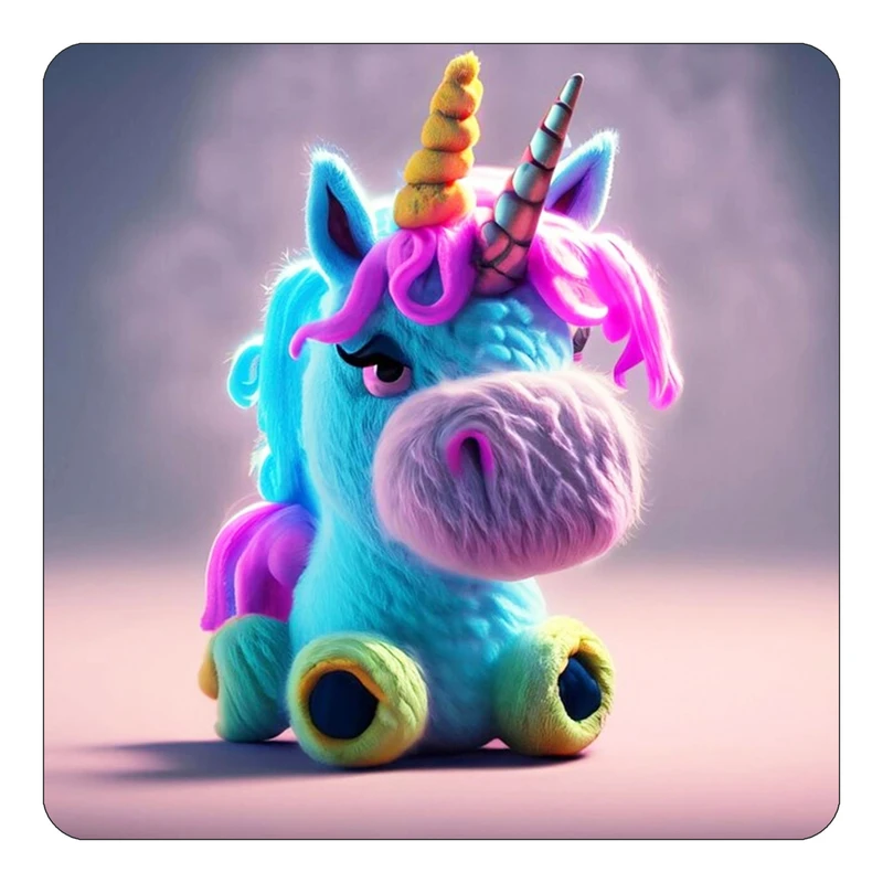 مگنت کاکتی طرح اسب تک شاخ و یونیکورن مدل mp28981