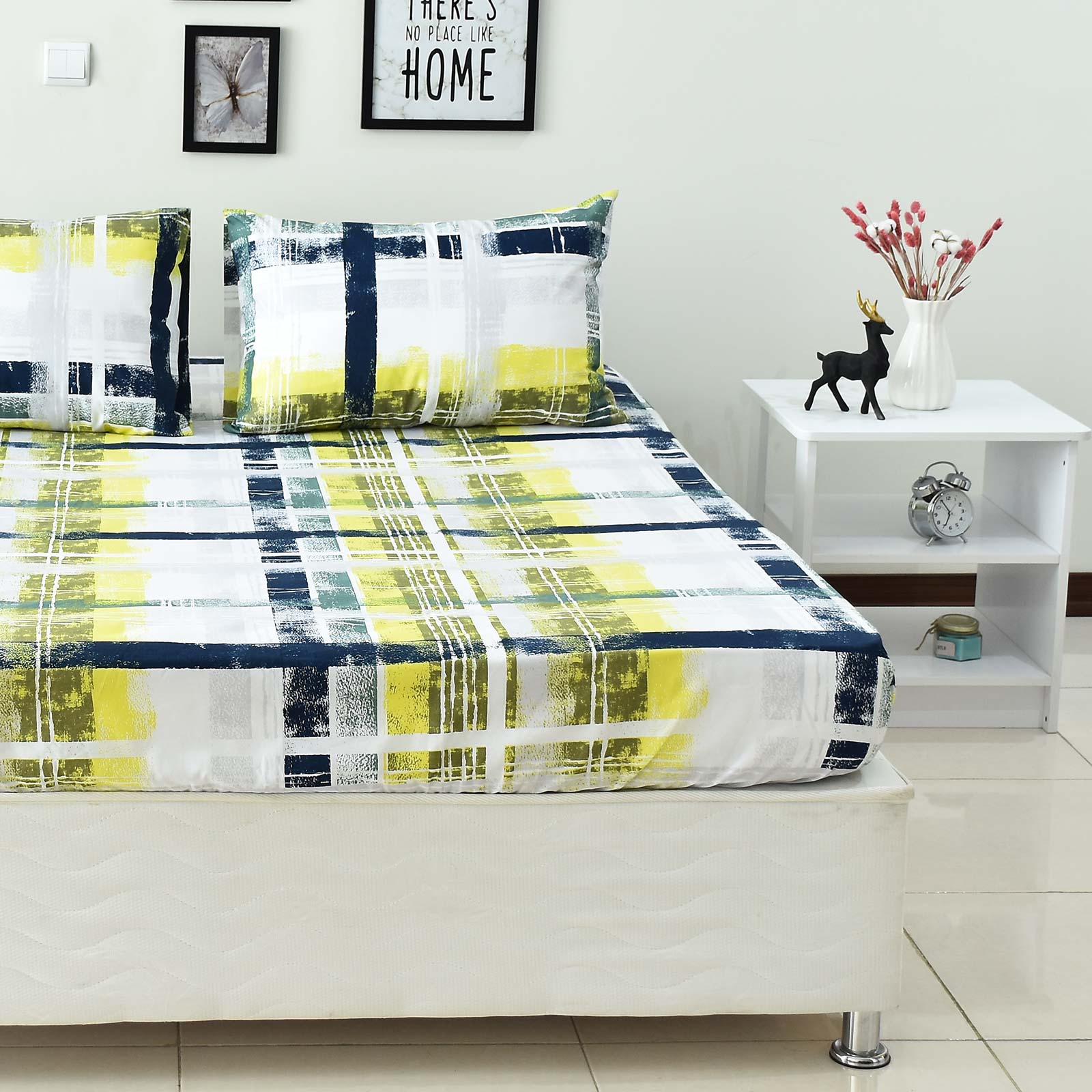 سرویس ملحفه بومرنگ مدل Danial-90 یک نفره 2 تکه