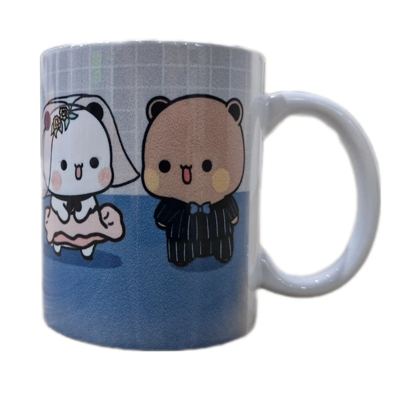 ماگ عروسکی طرح عروسی و داماد مدل M006