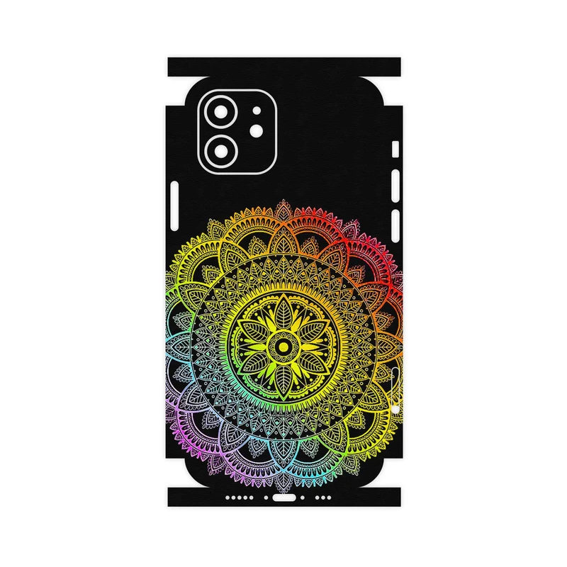 برچسب پوششی ماهوت مدل Mandala Design 4-FullSkin مناسب برای گوشی موبایل اپل iPhone 12