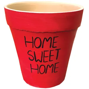 گلدان سفالی مدل HOME SWEET  کد 1