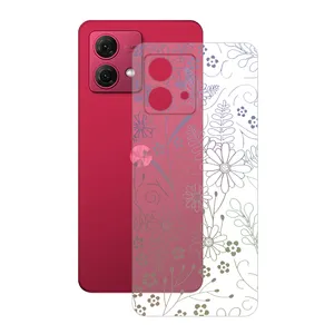Remax cover sticker Clea model flower design suitable for Motorola Moto G84 mobile phone