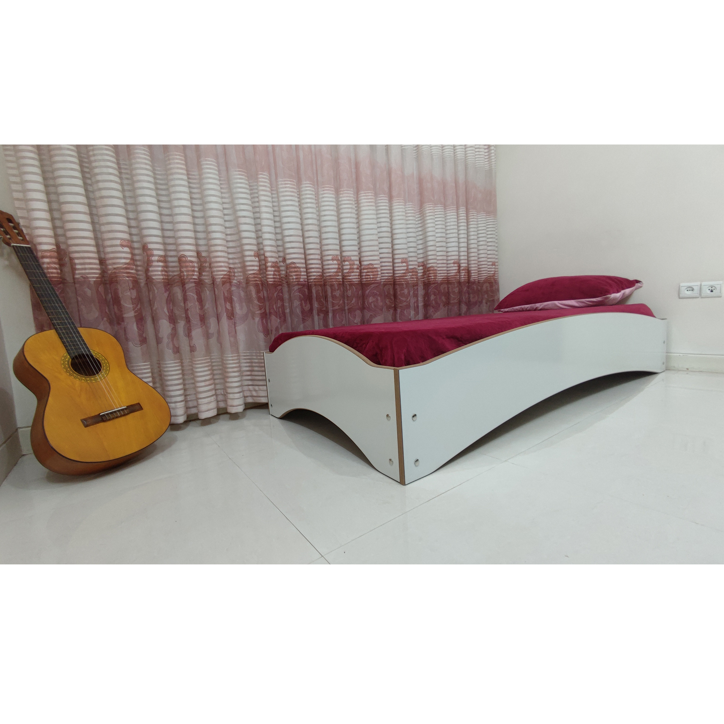 تخت خواب یک نفره مدل پرستیژ A-01 سایز 200×90 سانتیمتر