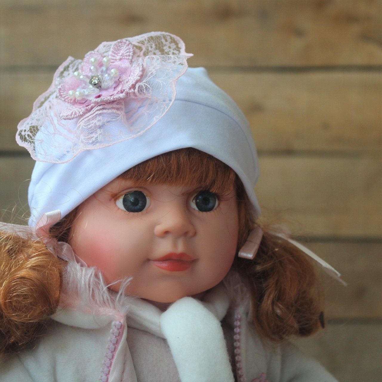 کلاه نوزادی ریماز مدل گل کد M843 -  - 8