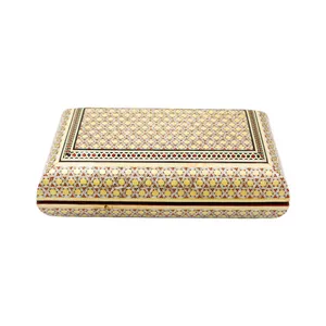 جعبه جواهرات خاتم کاری مدل تمام خاتم پرسیم کد 16p10HQ3f3