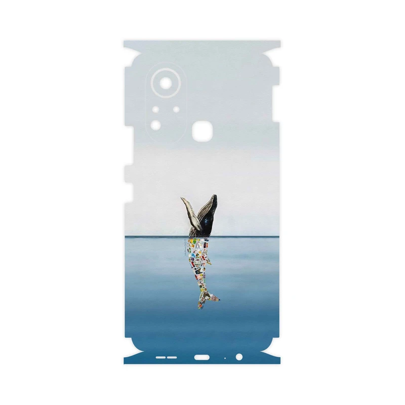 برچسب پوششی ماهوت مدل Collage of Sea Trash-FullSkin مناسب برای گوشی موبایل اینفینیکس Hot 11s