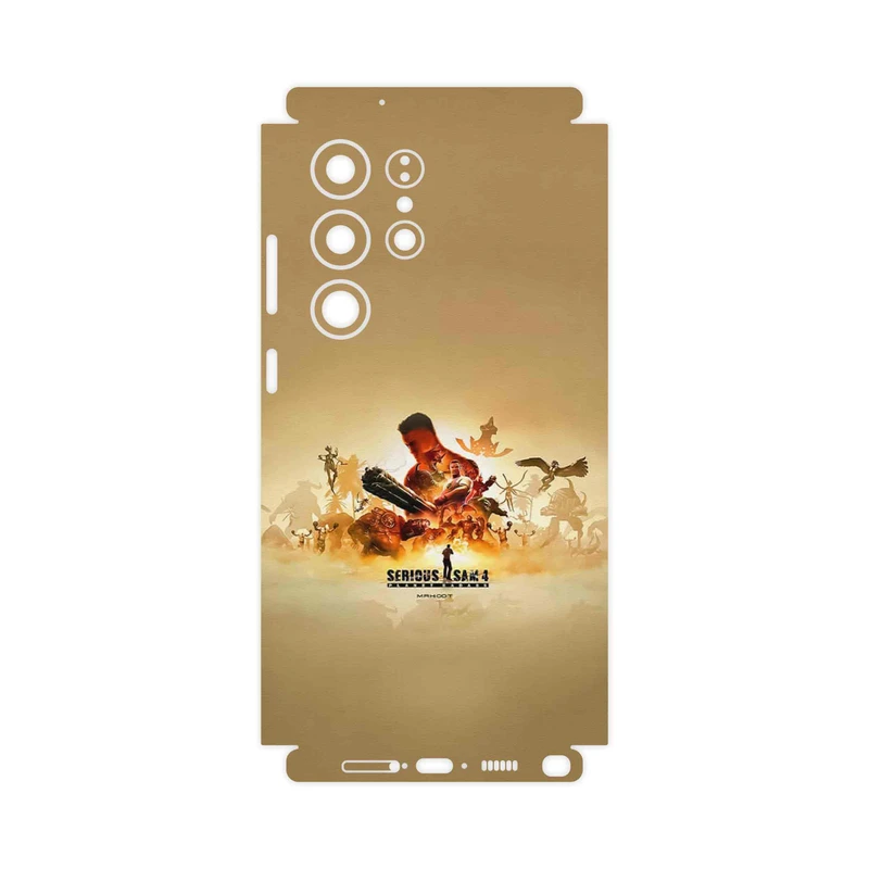برچسب پوششی ماهوت مدل Serious Sam Game Series-FullSkin مناسب برای گوشی موبایل سامسونگ Galaxy S23 Ultra