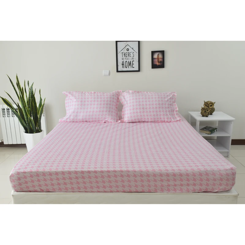 سرویس ملحفه بومرنگ مدل Zanjire-160 دونفره 3 تکه