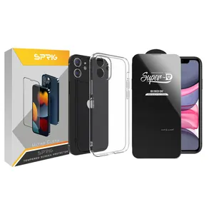 Sprig SuperD-Cl model cover suitable for Apple iPhone 12 with screen protector