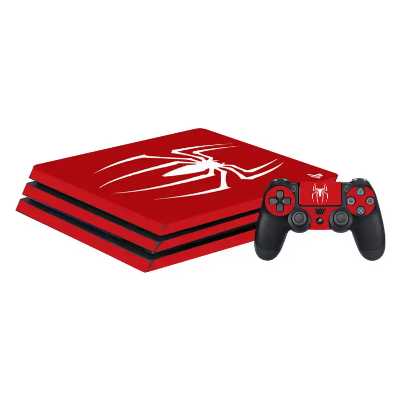 برچسب پلی استیشن 4 پرو گراسیپا طرح اسپایدرمن به همراه برچسب دسته