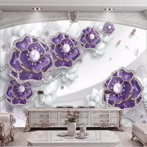 پوستر دیواری سه بعدی مدل گل نگینی DVRF1963