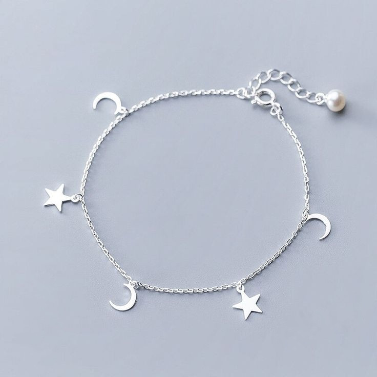 پابند نقره زنانه مدل مروارید 001