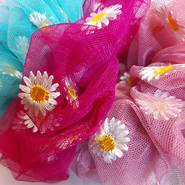 کش مو زنانه مدل اسکرانچی بابونه 2021