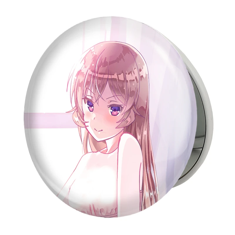 آینه جیبی خندالو طرح ارینا انیمه جنگ غذاها Food Wars مدل تاشو کد 17004 