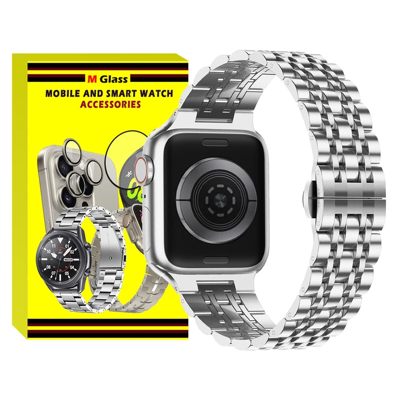 بند ام‌گلس مدل 7Bead MG مناسب برای اپل واچ 38/40/41 میلی متری