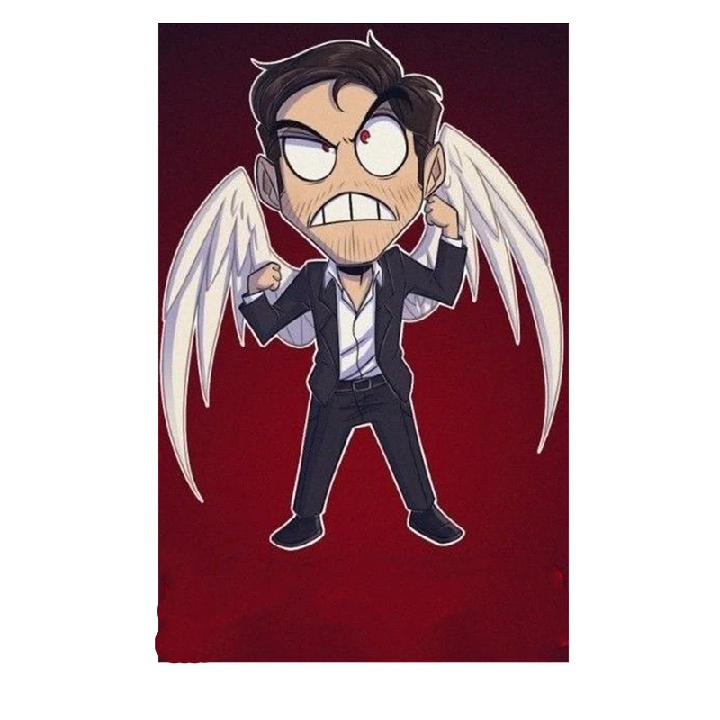 استیکر لپ تاپ و موبایل مدل سریال طرح لوسیفر Lucifer کد 3514