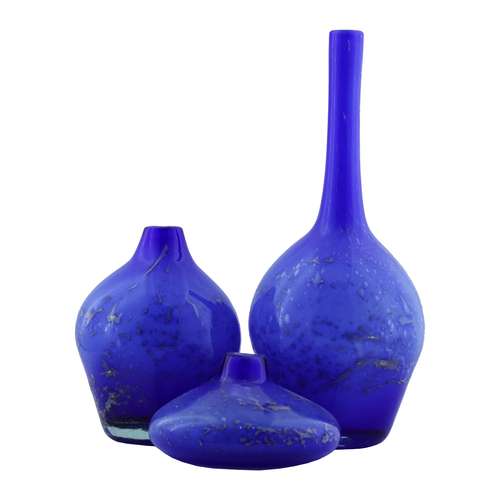 گلدان شیشه ای  کد 543 مجموعه 3 عددی