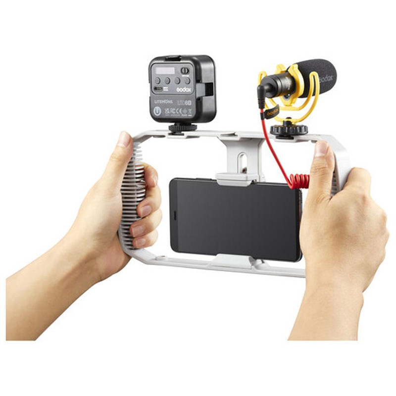 مجموعه لوازم جانبی موبایل گودکس مدل Vlog Kit کد VK1--AX