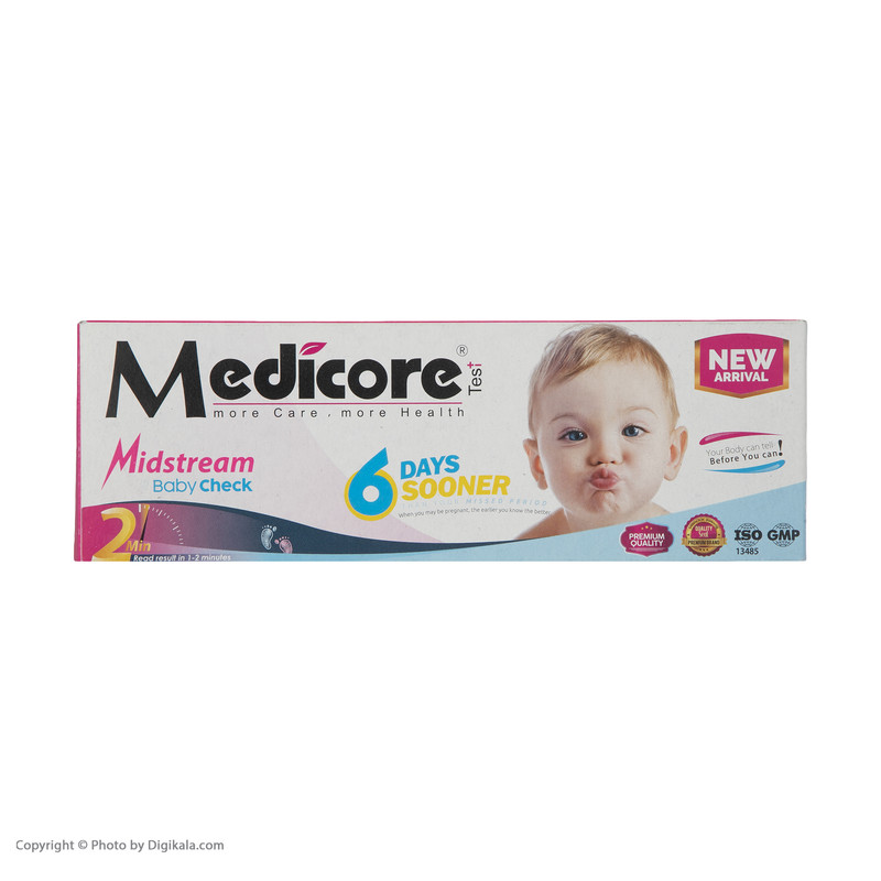 تست بارداری مدیکور مدل میداِستریم خودکاری