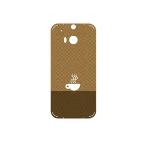MAHOOT Minimal Cup of Coffee Icon Cover Sticker for HTC One M8