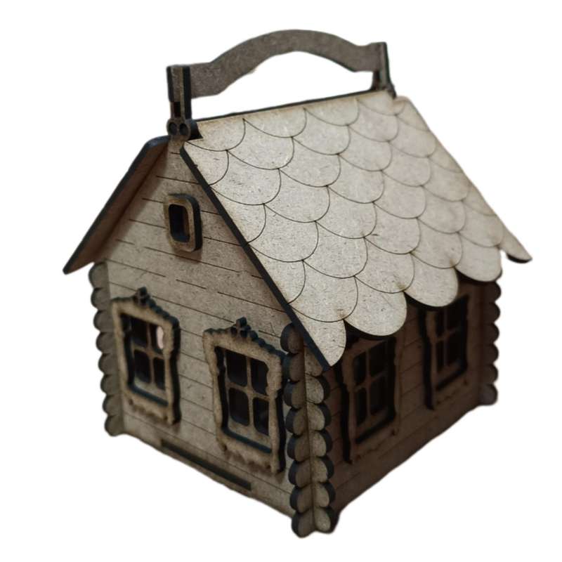 ساختنی مدل کلبه چوبی کادویی