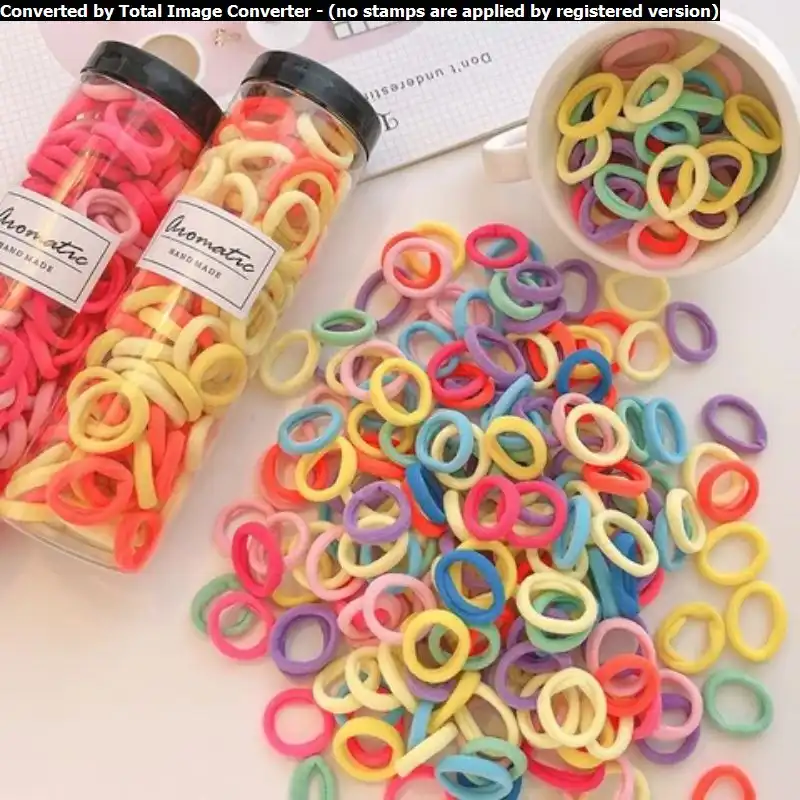 کش مو زنانه مدل حوله ای مینیمال بسته 100 عددی