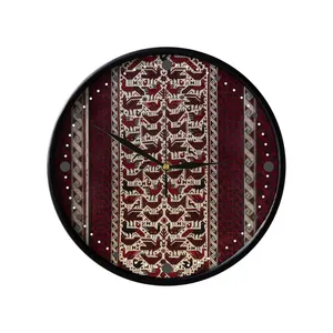 ساعت دیواری مدوپد طرح قالیچه بلوچ مرغی مدل C-balouch53