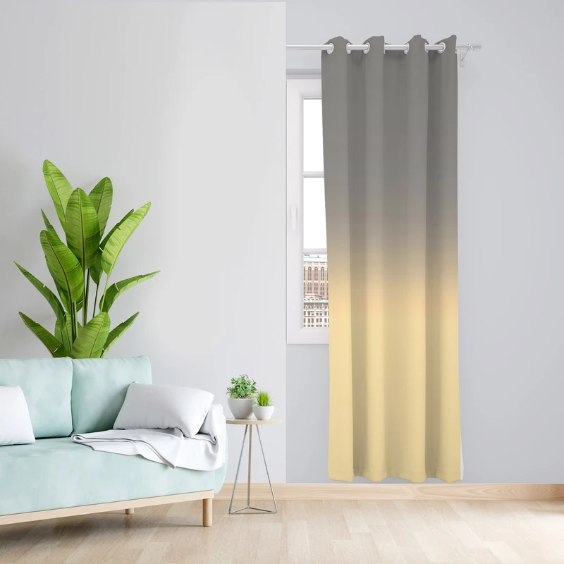 پرده طرح دو رنگ مدل مخمل پانچی کد 1892 z سایز 140x200 سانتی متر