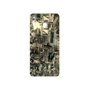 MAHOOT Collage of Skyscraper Cover Sticker for Samsung Galaxy M20