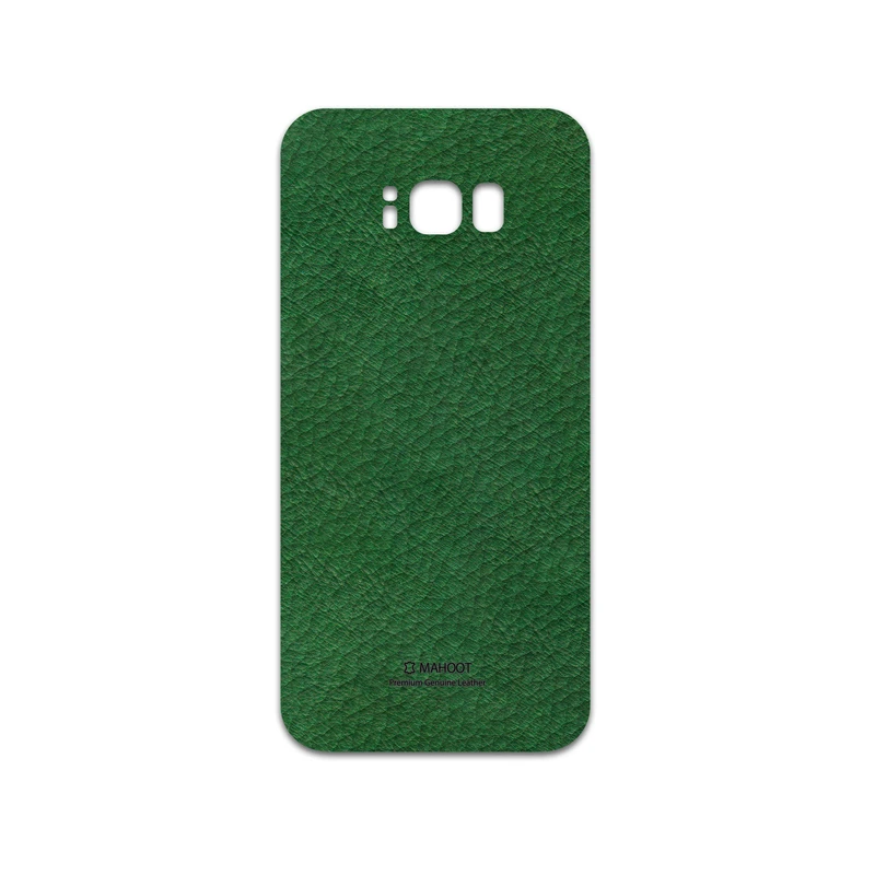 برچسب پوششی ماهوت مدل Green-Leather مناسب برای گوشی موبایل سامسونگ Galaxy S8 Plus