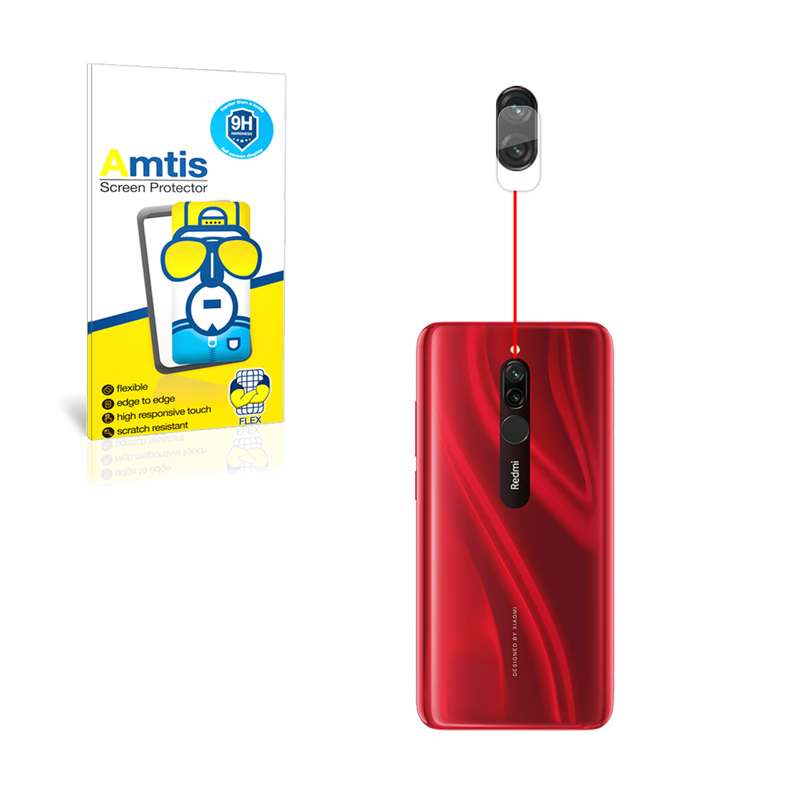 محافظ لنز دوربین امتیس مدل redmi8 مناسب برای گوشی موبایل شیائومی REDMI 8