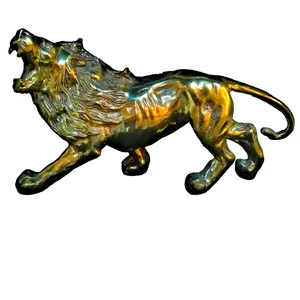 دکوری برنجی مدل شیر کد 79