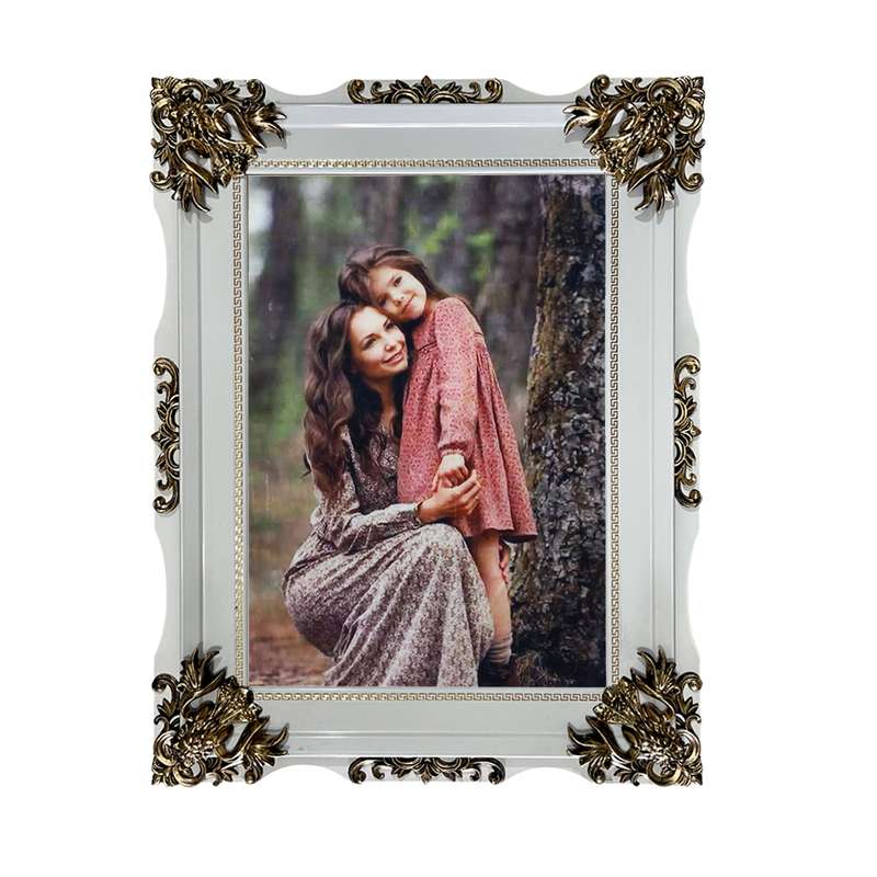 تابلو فرش ماشینی طرح دستبافت مدل مادر و دختر کد 8420 تابلو فرش ماشینی طرح دستبافت مدل مادر و دختر کد 8420