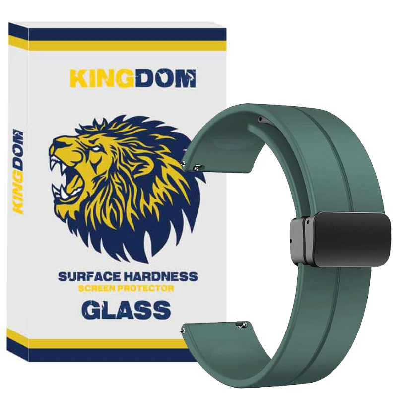 بند کینگدام مدل Silicon Magnetic مناسب برای ساعت هوشمند سامسونگ Galaxy Watch 6 Classic 47mm