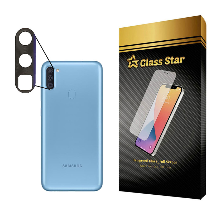 محافظ لنز دوربین گلس استار مدل STGA مناسب برای گوشی موبایل سامسونگ Galaxy A11