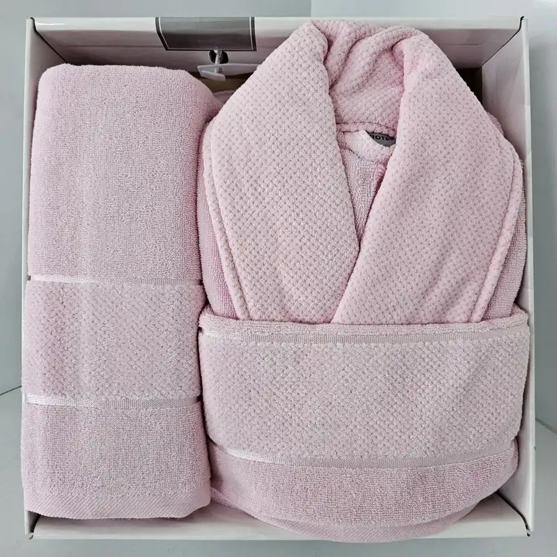 سرویس حوله پالتویی 5 تکه هوم استار مدل دانتلا کد ۵۰۰۰