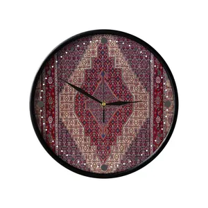 ساعت دیواری مدوپد طرح فرش سنندج مدل C-Sanandaj26