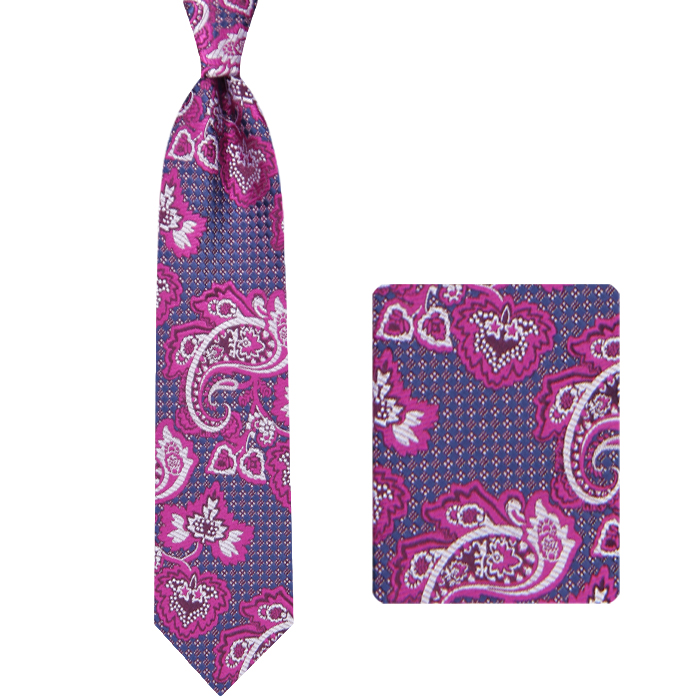 ست کراوات و دستمال جیب مردانه پیر بوتی کد 9000131