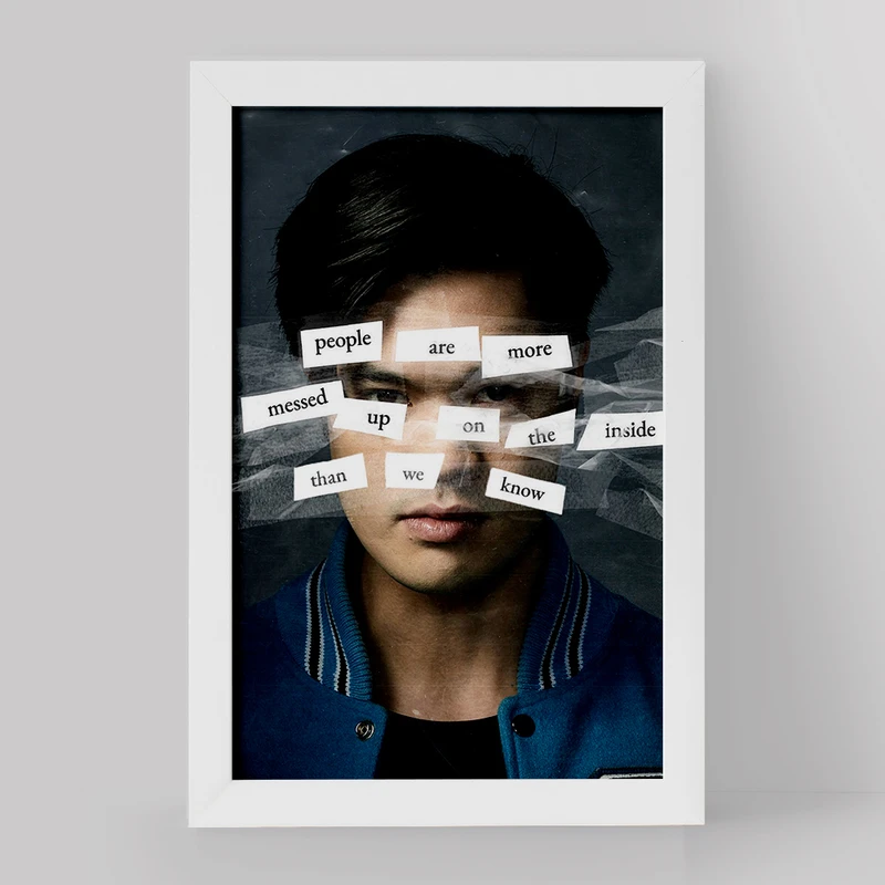 تابلو خندالو مدل زک 13دلیل برای اینکه Reasons Why13 کد 20366