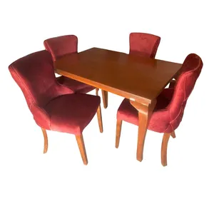 میز و صندلی ناهارخوری چهار نفره گروه تولید اسپیناس مدل CHESTER-2204