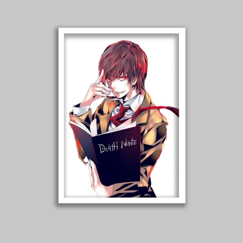 تابلو مدل انیمه دفترچه مرگ Death Note کد LA-G10536
