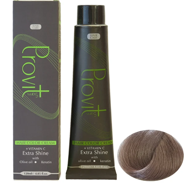 رنگ مو پرویت سری دودی شماره 8/2 حجم 120 میلی لیتر رنگ بلوند دودی روشن