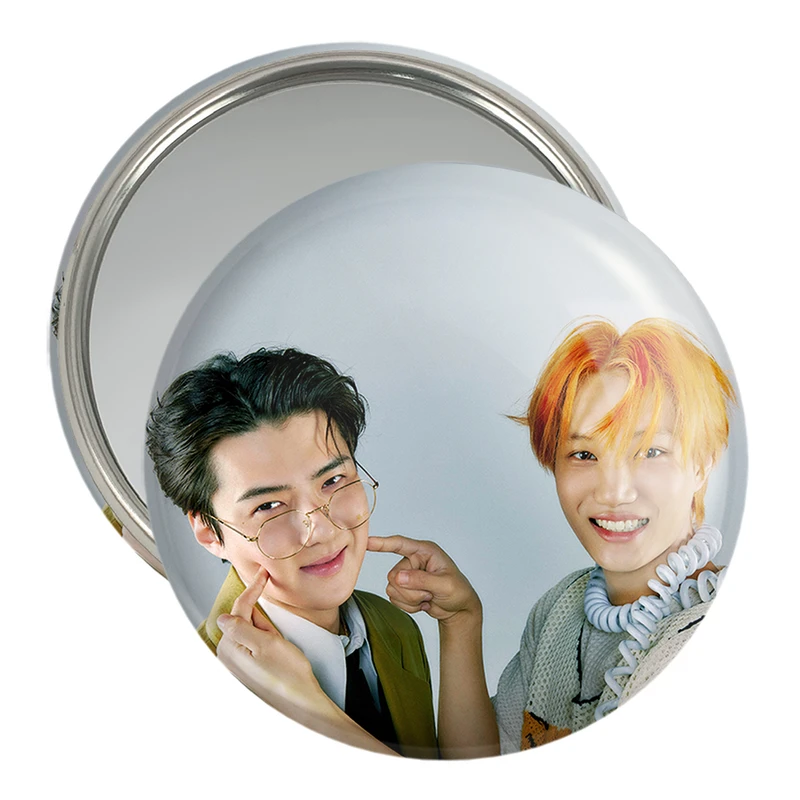 آینه جیبی خندالو مدل سهون و کای گروه اکسو EXO  کد 16841