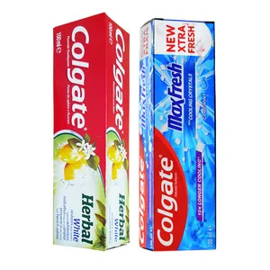 خمیر دندان کلگیت مدل max fresh حجم 100 میلی لیتر به همراه خمیر دندان کلگیت مدل Herbal White حجم 100 میلی لیتر